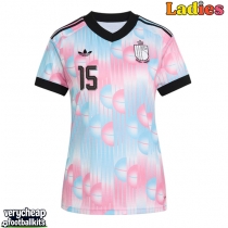 Belgium Thomas Meunier #15 Replica Away Shirt Ladies World Cup 2026 Short Sleeve